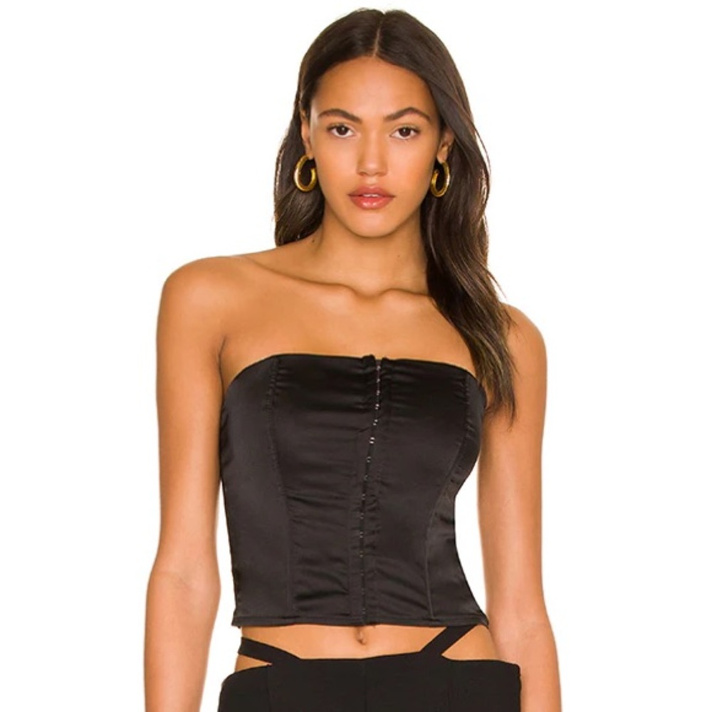 Superdown revolve cailyn black corset top size small